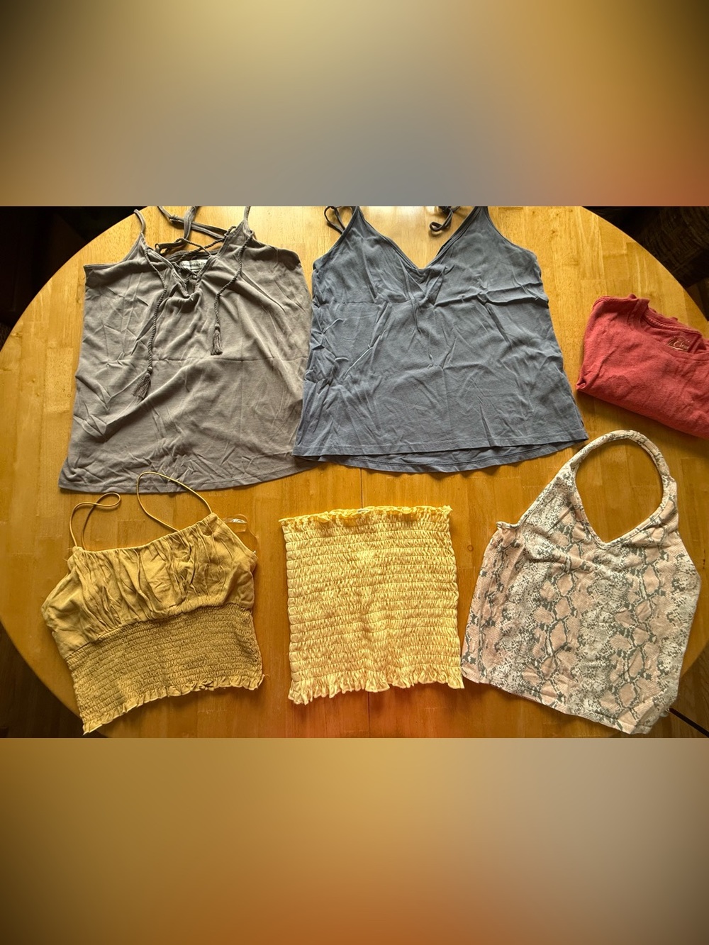 Tank Top Lot Women's Small Camisole Crop Bundle 6 Pc J Crew AE Abercrombie